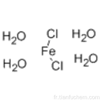 Chlorure de fer (FeCl2), tétrahydrate (8CI, 9CI) CAS 13478-10-9